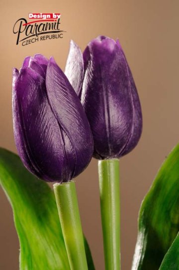 Tulipán fialový 40 cm F244-L