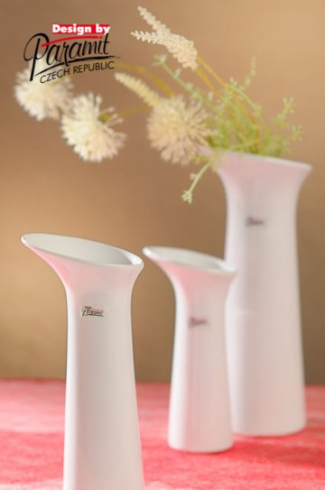 Cala porcelánová váza bílá 25 cm