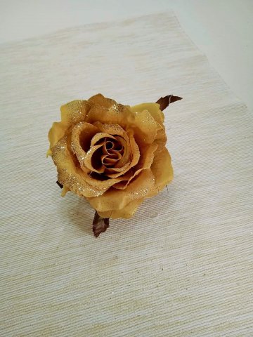 květ růže vánoční 10 cm 11473